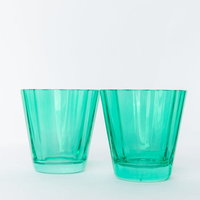 Estelle Colored Sunday Low Balls - Set of 2 {Kelly Green}