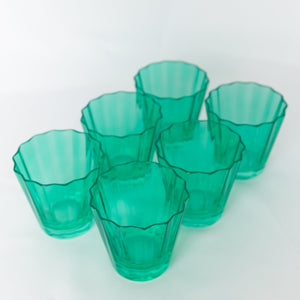 Estelle Colored Sunday Low Balls - Set of 6 {Kelly Green}