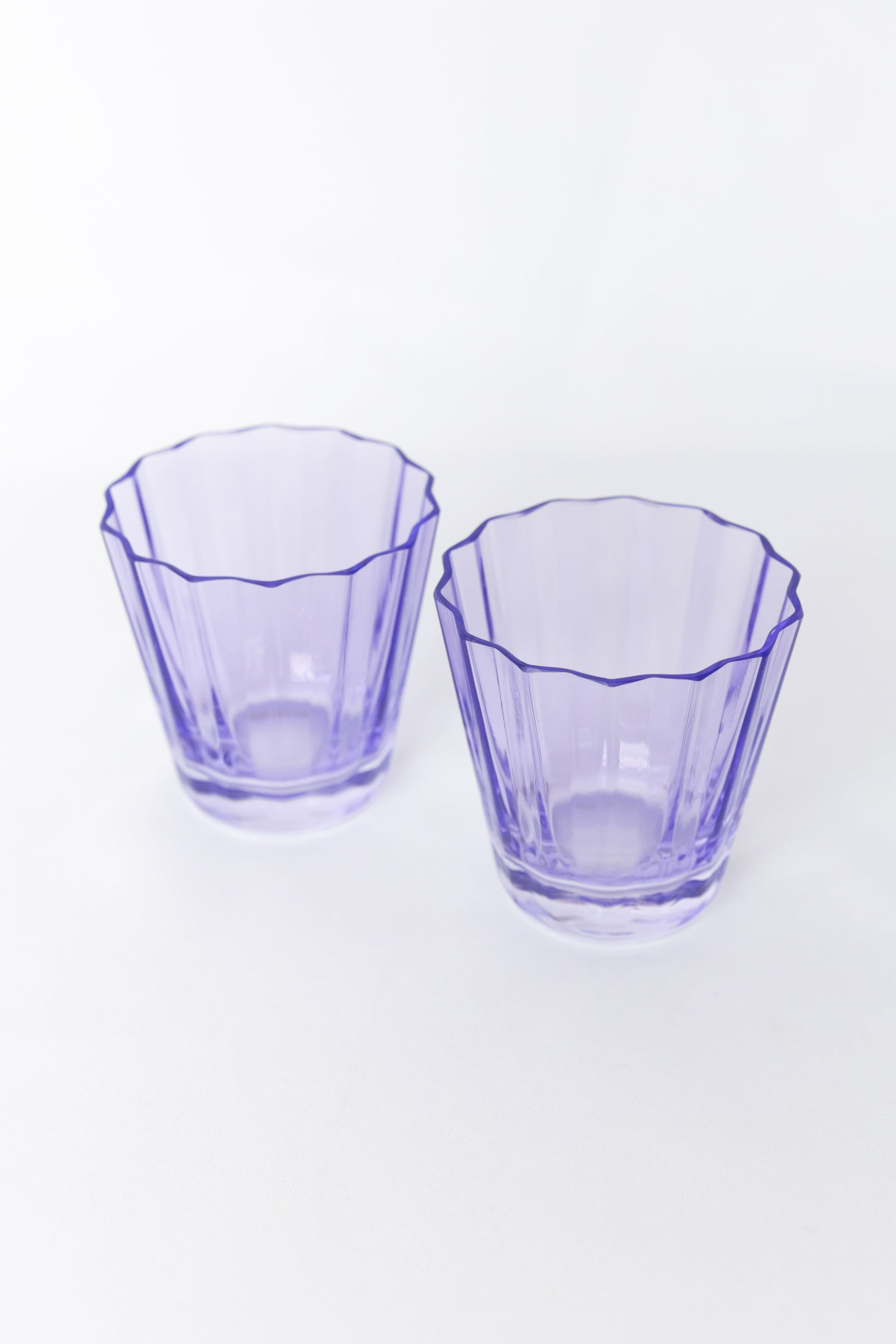 Estelle Colored Sunday Low Balls - Set of 2 {Lavender}