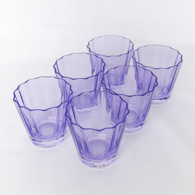 Estelle Colored Sunday Low Balls - Set of 6 {Lavender}