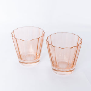 Estelle Colored Sunday Low Balls - Set of 2 {Blush Pink}