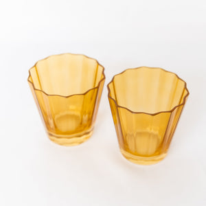 Estelle Colored Sunday Low Balls - Set of 2 {Butterscotch}