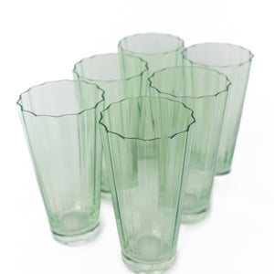 Estelle Colored Sunday High Balls - Set of 6 {Mint Green}