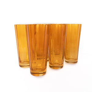 Estelle Colored Sunday High Balls - Set of 6 {Butterscotch}