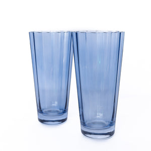 Estelle Colored Sunday High Balls - Set of 2 {Cobalt Blue}