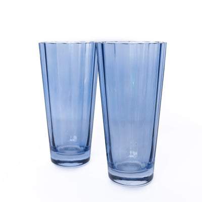 Estelle Colored Sunday High Balls - Set of 2 {Cobalt Blue}