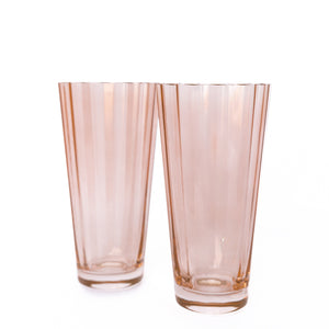 Estelle Colored Sunday High Balls - Set of 2 {Blush Pink}