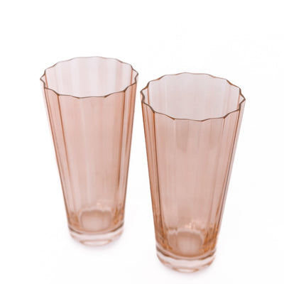 Estelle Colored Sunday High Balls - Set of 2 {Blush Pink}