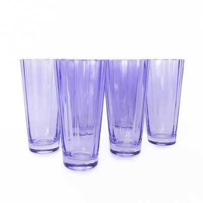 Estelle Colored Sunday High Balls - Set of 6 {Lavender}