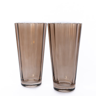 Estelle Colored Sunday High Balls - Set of 2 {Mocha Mousse (Our Amber Smoke)}