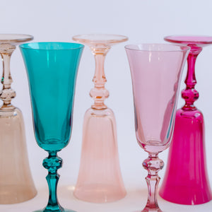 Estelle Colored Regal Flute - Set of 6 {Mystery Box}
