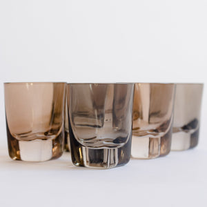 Estelle Colored Shot Glasses - Set of 6 {Smoke Mixed Set}