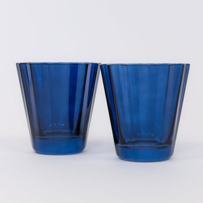 Estelle Colored Sunday Low Balls - Set of 2 {Midnight Blue}