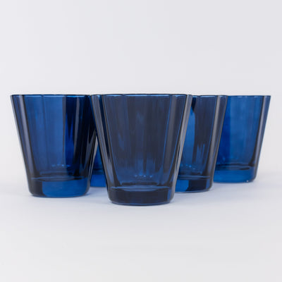Estelle Colored Sunday Low Balls - Set of 6 {Midnight Blue}