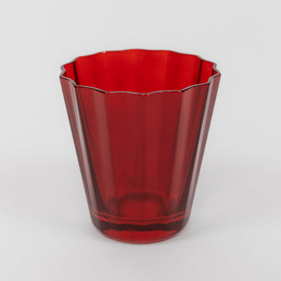 Estelle Colored Sunday Low Balls - Set of 2 {Red}