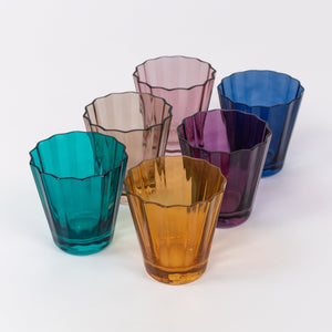 Estelle Colored Sunday Low Balls - Set of 6 {Fall Mixed Set}