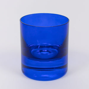 Estelle Colored Rocks Glass - Set of 6 {Royal Blue}