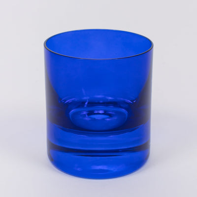 Estelle Colored Rocks Glass - Set of 6 {Royal Blue}