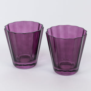 Estelle Colored Sunday Low Balls - Set of 2 {Amethyst}