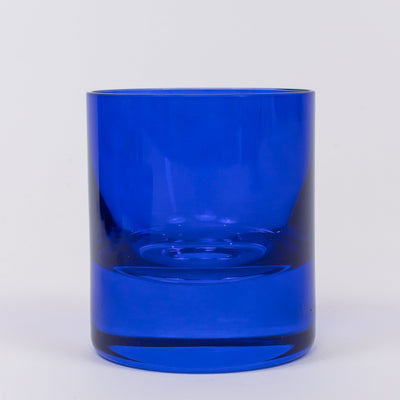 Estelle Colored Rocks Glass - Set of 2 {Royal Blue}