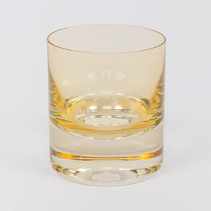 Estelle Colored Rock Glass - Set of 2 {Yellow}