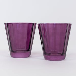 Estelle Colored Sunday Low Balls - Set of 2 {Amethyst}