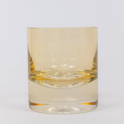 Estelle Colored Rock Glass - Set of 2 {Yellow}