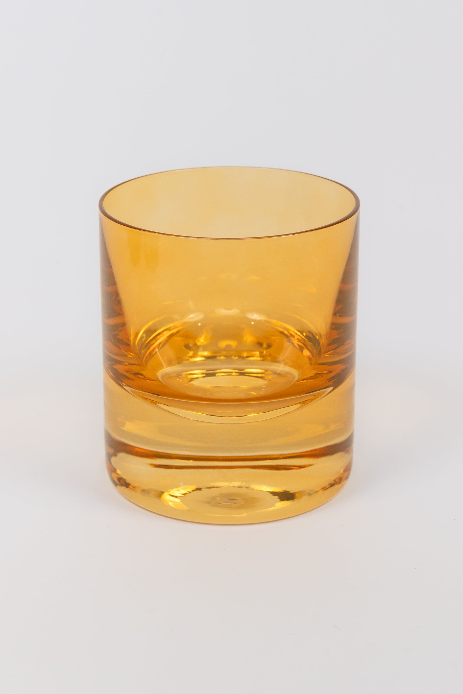 Estelle Colored Rocks Glass - Set of 6 {Butterscotch}