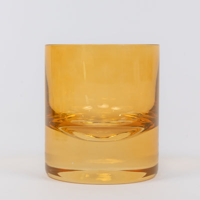Estelle Colored Rocks Glass - Set of 2 {Butterscotch}