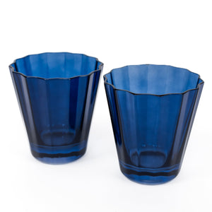 Estelle Colored Sunday Low Balls - Set of 2 {Midnight Blue}