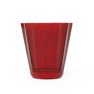 Estelle Colored Sunday Low Balls - Set of 6 {Red}