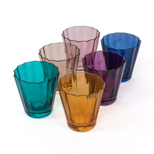Estelle Colored Sunday Low Balls - Set of 6 {Fall Mixed Set}