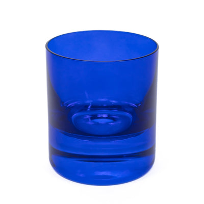 Estelle Colored Rocks Glass - Set of 6 {Royal Blue}