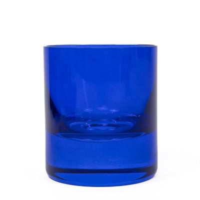 Estelle Colored Rocks Glass - Set of 6 {Royal Blue}