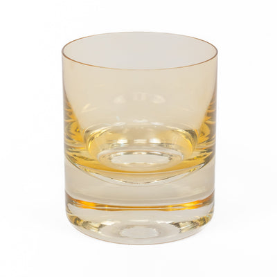 Estelle Colored Rock Glass - Set of 2 {Yellow}