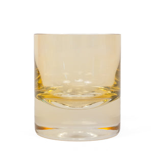 Estelle Colored Rock Glass - Set of 2 {Yellow}