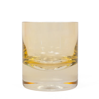 Estelle Colored Rock Glass - Set of 2 {Yellow}