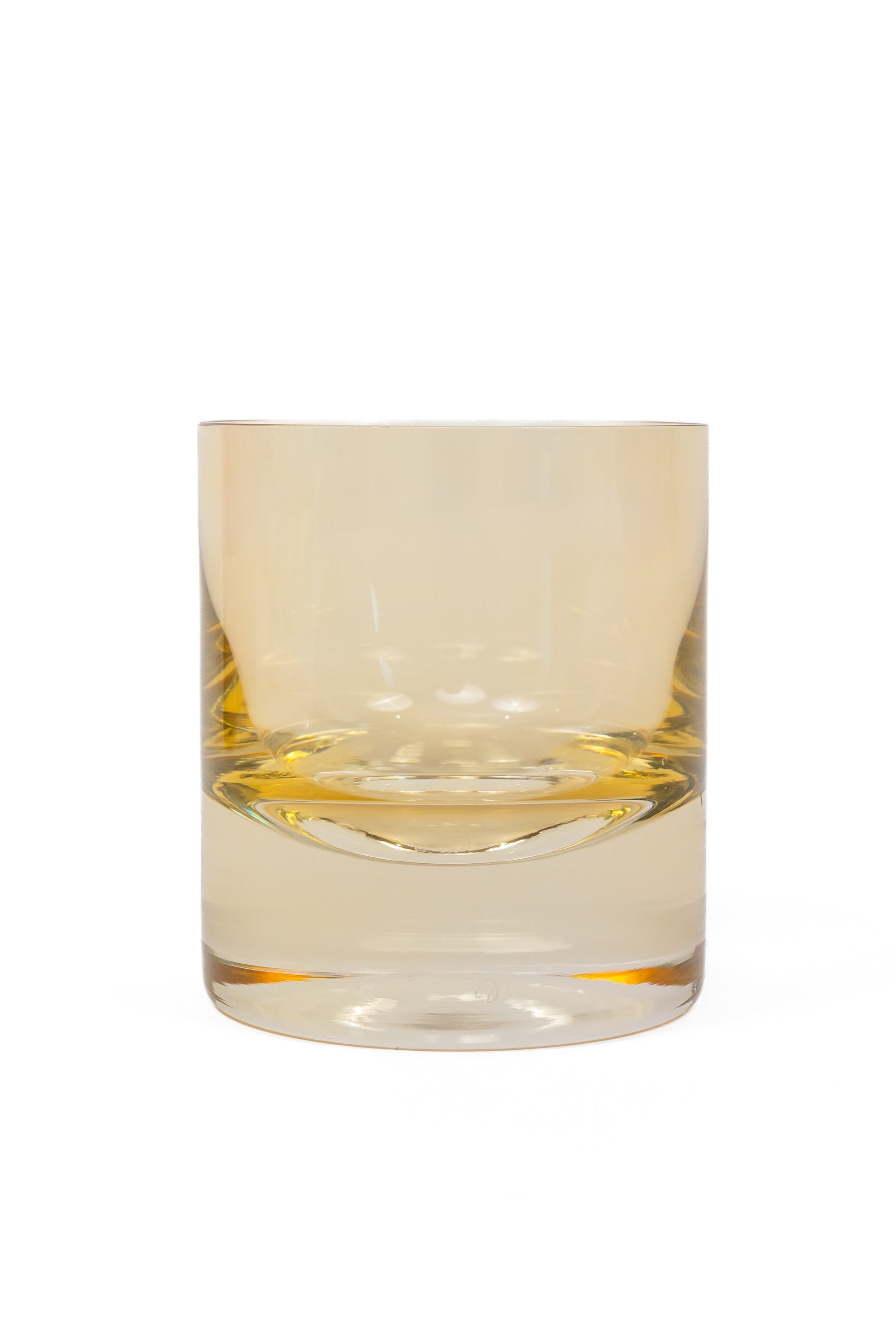 Estelle Colored Rock Glass - Set of 6 {Yellow}