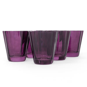 Estelle Colored Sunday Low Balls - Set of 6 {Amethyst}