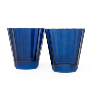 Estelle Colored Sunday Low Balls - Set of 2 {Midnight Blue}