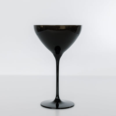 Estelle Colored Martini Glass - Set of 2 {Black}