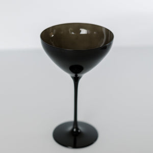 Estelle Colored Martini Glass - Set of 2 {Black}