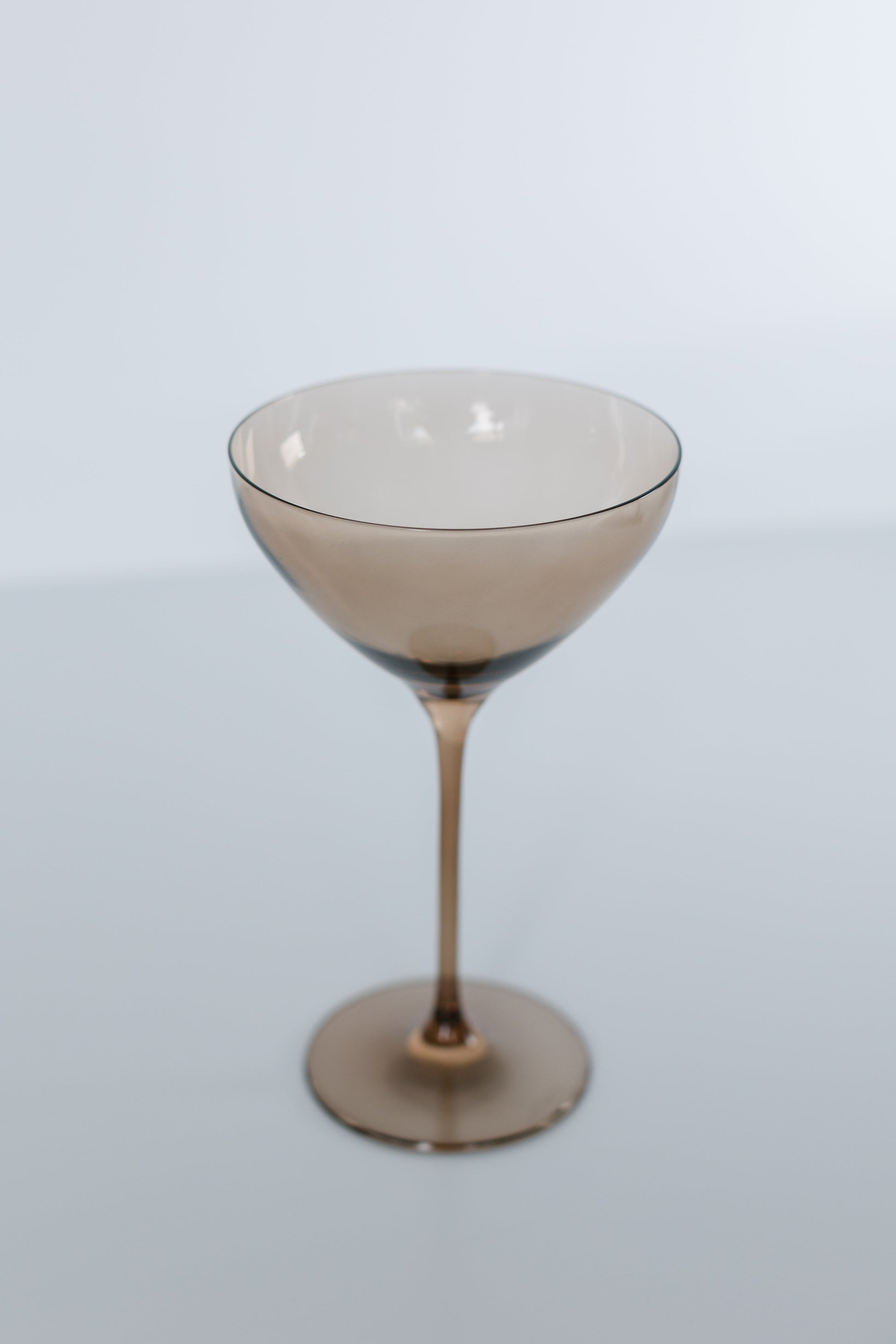 Estelle Colored Martini Glass - Set of 2 {Mocha Mousse (Our Amber Smoke)}