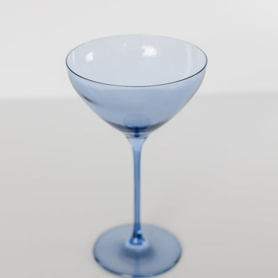 Estelle Colored Martini Glass - Set of 2 {Cobalt Blue}