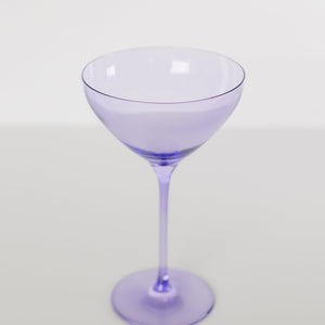 Estelle Colored Martini Glass - Set of 2 {Lavender}