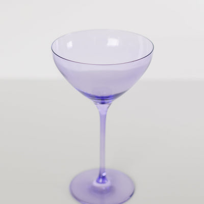 Estelle Colored Martini Glass - Set of 2 {Lavender}