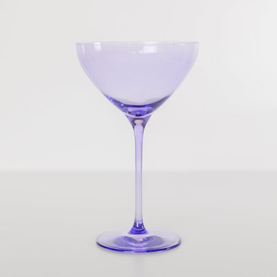 Estelle Colored Martini Glass - Set of 2 {Lavender}