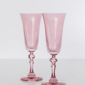 Estelle Colored Regal Flute - Set of 2 {Rose}