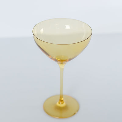 Estelle Colored Martini Glass - Set of 2 {Yellow}