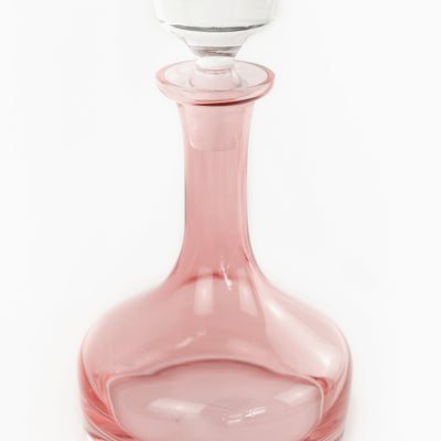 Estelle Colored Decanter- Vogue {Rose}